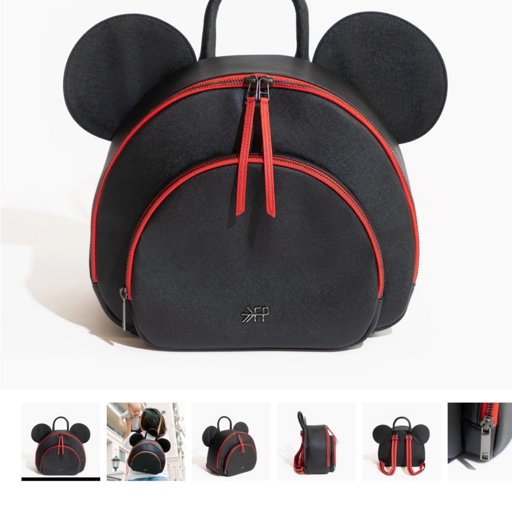 Freshly Picked Black and Red Crossbody Baby bag